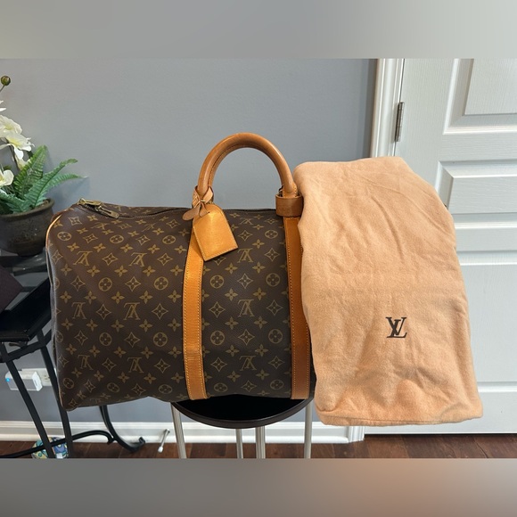 Authentic Louis Vuitton Keepall 60 With Luggage Tags & Authentic 33x22 Dustbag!! - Picture 1 of 17